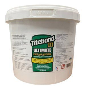 Зображення Клей для дерева D-4 професійний Titebond III Ultimate 5 кг Farbers