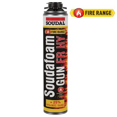 Зображення Піна вогнестійка Soudal Soudafoam FR Gun 750мл Farbers