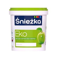 Зображення Фарба  інтер'єрна акрилова Sniezka Eko сніжно-біла 1,4 кг Farbers