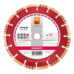 Изображение Круг алмазный для высокоармированного бетона PDT Concrete 1A1RSS/C3 125 х 2,2 х 8 х 22,2 мм 830200CRTu Farbers