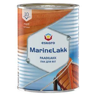 Изображение Лак яхтный Eskaro Marine Lakk 10 матовый 0,95 л Farbers